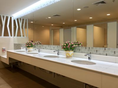 Modern Vanity and Lighting